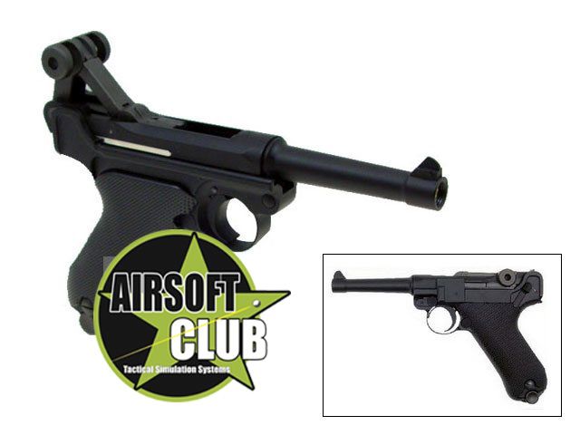 Luger P08 - 4in. Black